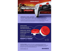 Charger l&#39;image dans la galerie, KONTROLFREEK Sticks FPS Inferno Kit - Red/White (PS5)
