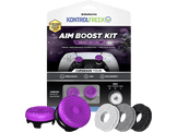 KONTROLFREEK Sticks Frenzy Aim Boost Kit - Purple/Black (PS5/PS4)