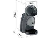 KRUPS Dolce Gusto Mini Me 2 YY5880FD - Machine à capsules - Avec Fonction lait - Cosmic Grey