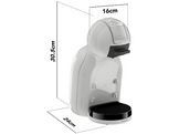 KRUPS Dolce Gusto Mini Me 2 YY5881FD - Machine à capsules - Avec Fonction lait - Arctic grey