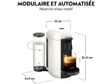 KRUPS  Krups Nespresso Vertuo Plus Blanc XN903110  – Machine à café à capsules - Système automatique - Centrifusion - Machine à capsules - Blanc