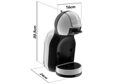 KRUPS NESCAFÉ Dolce Gusto Mini Me Arctic Grey & Black + 6 boîtes de capsules