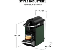 Charger l&#39;image dans la galerie, KRUPS Nespresso Pixie Redesign Dark Green (XN306310 | YY5361FD)
