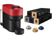 Charger l&#39;image dans la galerie, KRUPS Nespresso Vertuo Pop Red + 50 capsules (YY5328FD)
