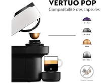 Charger l&#39;image dans la galerie, KRUPS Nespresso Vertuo Pop (XN920110) Nespresso Vertuo Blanc
