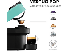 Charger l&#39;image dans la galerie, KRUPS Nespresso Vertuo Pop (XN920410) Nespresso Vertuo Vert menthe
