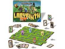 Charger l&#39;image dans la galerie, Jeu de société Minecraft Labyrinth, avec personnages et pièces visibles.
