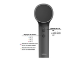 LAIFEN Sèche-cheveux Neo - Sèche-cheveux à technologie ionique - 3 réglages de chaleur - 3 accessoires - Noir Shadow