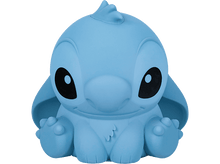 Charger l&#39;image dans la galerie, Figurine Stitch bleu clair. Grands yeux noirs, grandes oreilles, position assise.
