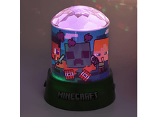 Charger l&#39;image dans la galerie, Lampe sur le thème de Minecraft avec des personnages et des blocs TNT.
