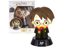Charger l&#39;image dans la galerie, Une lampe Harry Potter avec le visage du personnage. Elle est allumée, avec la boîte à côté.
