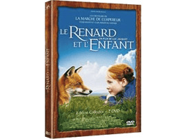 Couverture du DVD : Une fille regarde un renard. Titre : Le Renard et l