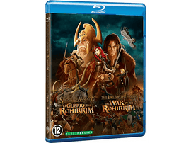 Boîtier de disque Blu-ray avec des illustrations animées présentant des personnages et des titres en anglais et en français.