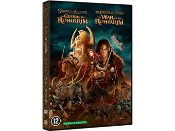 Boîtier DVD de "Le Seigneur des Anneaux : La Guerre des Rohirrim" avec l'art du film.