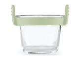 BRABANTIA Mini Plat à four ø 11 cm pour airfryer, lot de 4, Verre