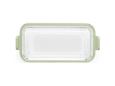 BRABANTIA Plat à four Rectangle pour airfryer, lot de 2, Verre