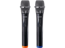 Charger l&#39;image dans la galerie, LENCO 2 microphones sans fil (MCW-020BK)
