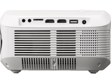 Charger l&#39;image dans la galerie, Projecteur blanc avec plusieurs ports à l&#39;arrière, fond blanc.
