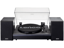 Charger l&#39;image dans la galerie, LENCO Tourne-disque Bluetooth avec haut-parleurs (LS-301BK)
