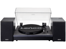 LENCO Tourne-disque Bluetooth avec haut-parleurs (LS-301BK)