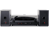 LENCO Tourne-disque Bluetooth avec haut-parleurs (LS-301BK)