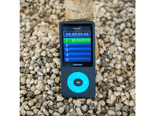 Charger l&#39;image dans la galerie, Chronomètre Lenco noir avec écran bleu affichant minuterie et boutons.
