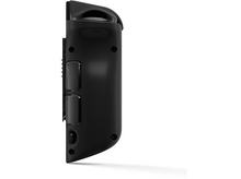 Charger l&#39;image dans la galerie, Joy-Con noir Nintendo Switch avec boutons et prise texturée.
