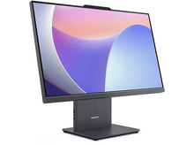 Charger l&#39;image dans la galerie, Un moniteur d&#39;ordinateur Lenovo sur fond blanc. Il a une base et un écran gris foncé.
