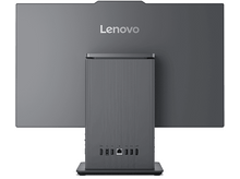 Charger l&#39;image dans la galerie, Écran d&#39;ordinateur Lenovo gris, vue arrière avec Lenovo écrit dessus. Fond blanc.
