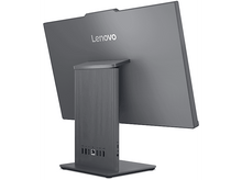 Charger l&#39;image dans la galerie, Écran d&#39;ordinateur Lenovo gris, vue arrière avec Lenovo écrit dessus. Fond blanc.
