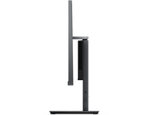 Charger l&#39;image dans la galerie, Vue latérale d&#39;un moniteur gris foncé. Il a une base carrée et un écran rectangulaire.
