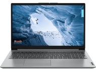 Ordinateur portable Lenovo avec un écran montrant un skieur dans une grotte de glace. Logos Red Bull et Illume.