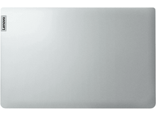 Charger l&#39;image dans la galerie, Ordinateur portable Lenovo argenté, vue de dessus, logo visible.
