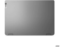 Charger l&#39;image dans la galerie, Ordinateur portable Lenovo fermé. La surface supérieure est grise avec le logo Lenovo en haut à gauche.
