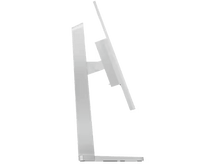 Charger l&#39;image dans la galerie, Un écran d&#39;ordinateur blanc vu de côté sur fond noir.
