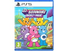 Charger l&#39;image dans la galerie, Couverture du jeu Les Bisounours: Libérez la Magie. Cinq Bisounours sont montrés.
