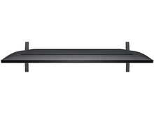 Charger l&#39;image dans la galerie, Barre de son TV noire. Deux supports noirs à chaque extrémité.
