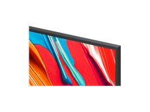 Charger l'image dans la galerie, Gros plan sur le bord d'un écran de télévision, affichant de l'art abstrait coloré sur fond noir.
