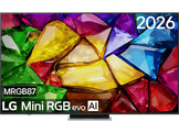 LG 75MRGB87B9B - Ultra HD 4K - TV miniLED - 75 pouces - 2026
