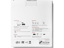 Charger l&#39;image dans la galerie, LG Graveur DVD portable Ultra Slim 8x USB 2.0 Argenté (GP57ES40.AHLE10B)
