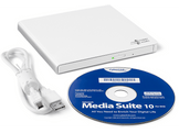 LG Graveur DVD portable Ultra Slim 8x USB 2.0 Blanc (GP57EW40.AHLE10B) Graveur DVD