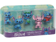 Ensemble de figurines Disney Stitch dans l'emballage, six figurines Stitch.