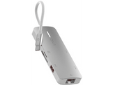 LINQ Multiport Hub 8-in-1 Pro USB-C 622720 Argenté