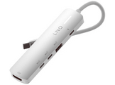 LINQ Multiport Hub PRO USB-C 622706 5-in-1 Argenté