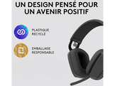 LOGITECH Casque audio sans fil Zone Vibe 100 Graphite (981-001213)