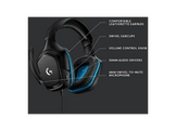 LOGITECH Casque gamer G432 Noir / Bleu