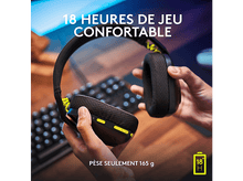 Charger l&#39;image dans la galerie, LOGITECH Casque gamer sans fil G435 Lightspeed Noir (981-001050)
