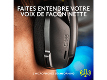 Charger l&#39;image dans la galerie, LOGITECH Casque gamer sans fil G435 Lightspeed Noir (981-001050)
