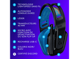 LOGITECH Casque gamer sans fil G535 Lightspeed Wireless Noir (939-002219)