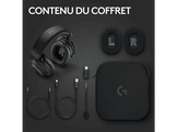 LOGITECH Casque gaming avec pied Pro X 2 Lightspeed Noir (991-000550)